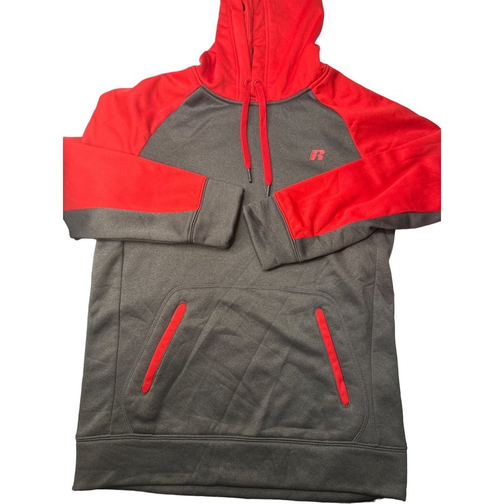 Russell gray and red‎ hoodie size Small (34-36)